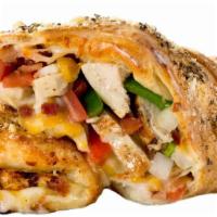 Chicken - Choice Of Your Favorite Sauce · With your choice of sauce, grilled chicken, crumbled bacon, Parmesan cheese, green peppers, ...