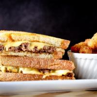 The Brisco Jr · Swiss Cheese & Patty Melt Sauce on Buttered Toast