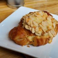 Almond Croissant · Crunchy croissant with delicious almond cream filling. The Best in Atlanta!
