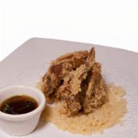 Soft Shell Crab · Deep fried soft shell crab served with ponzu sauce.