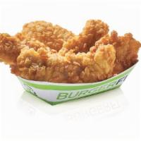 5 Fi'Ed Chicken Tenders · All-Natural, Cage-Free Chicken Breast Tenders Served with Your Choice of Dipping Sauce: Burg...