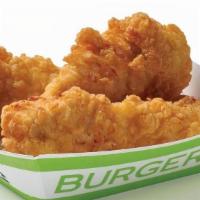 3 Fi'Ed Chicken Tenders · All-Natural, Cage-Free Chicken Breast Tenders Served with Your Choice of Dipping Sauce: Burg...