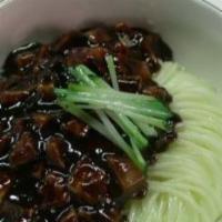 Sam Sun Ja Jang (삼선자장면) · Seafood, pork black soybean noodles.