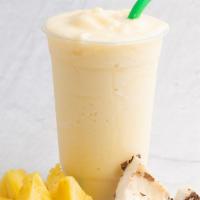 Piña Colada · pineapple, coconut cream and pineapple juice. please select protein or yogurt to add vanilla...