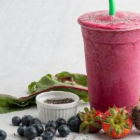 Beets And Berries · fresh beets, blueberries, strawberries, cranberry and chia seed