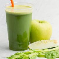 Green Juice · Celery, spinach, cucumber and apple.
