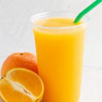 Freshly Squezzed Orange Juice · 20 oz cup of fresh orange juice.