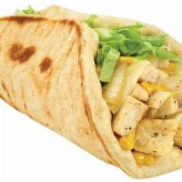 Cheesy Chicken Wrap® · With onion, cheese, lettuce, honey mustard,.