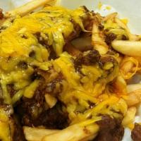 Cheese Fries · Fresh cut french fries topped with melted cheese.