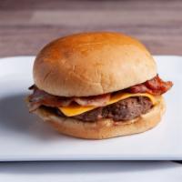 Classic Burger · Single patty cooked with onions, American cheese.