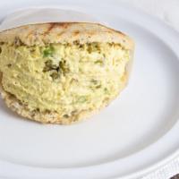 Arepa Filling (Scrambled Eggs With Vegetables & Turkey) · Scrambled eggs with vegetables and turkey.
