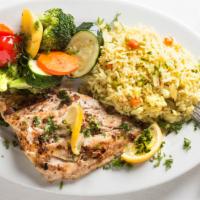 Red Snapper Filet (10 Oz) · Grilled your way with garlic sauce.