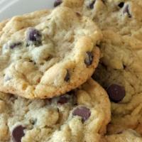 Chocolate Chip Cookies · 2 Warm chocolate chip cookies