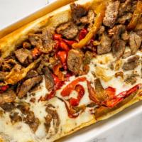 Philly Cheese Steak Sub 12” / Filete De Queso Philly 12