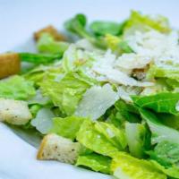 Caesar Salad · Romaine hearts, Parmesan, croutons, caesar dressing.