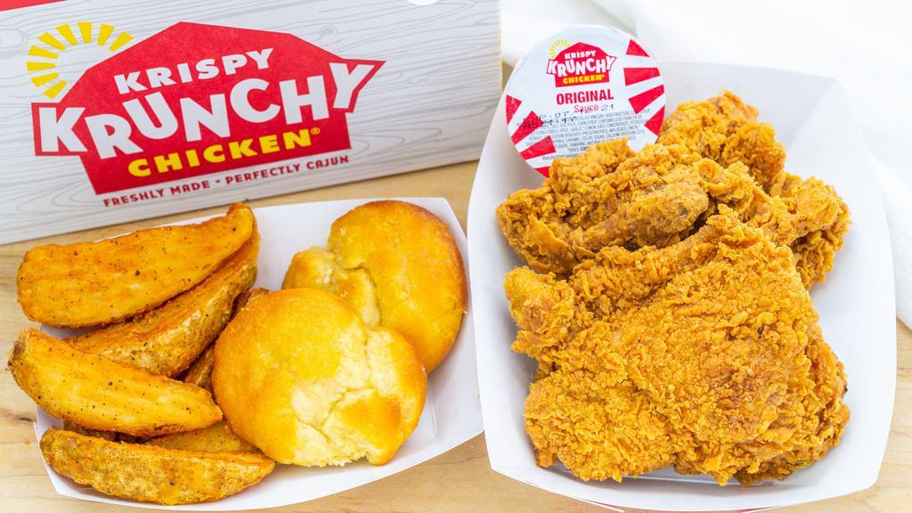 White Chicken Meal · Our 2, 3, or 4 piece Chicken Meals come with a biscuit.