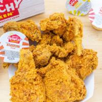Family Meals - Chicken & Tenders · 6650 calories. 12 pieces chicken mix, six pieces Cajun tenders, six biscuits and Large side,...