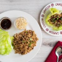 Chicken Lettuce Wrap · stir-fry chopped chicken, minced mushroom, water. chestnuts and scallions served with hoisin...