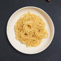 Spaghetti Pasta Mastah · Fresh spaghetti pasta cooked with your choice of sauce and toppings.