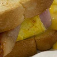 Sandwich (Egg, Cheese & Bacon) · 