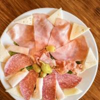 Antipasto Italiano · Ham, cheese, prosciutto, salami, and variety of Italian appetizers.