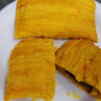 (1) Spicy Beef Patty · Spicy Beef flavored Jamaican Patty, has some spice to it. Our best seller.