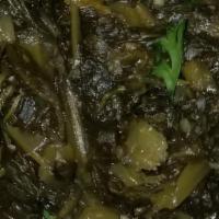 Tender Mixed Greens · Meatless, tender kale and turnip greens