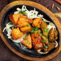 Tandoori Union · A combination of chicken tandoori, shrimp tandoori, paneer tikka kabab, chicken mint kabab, ...