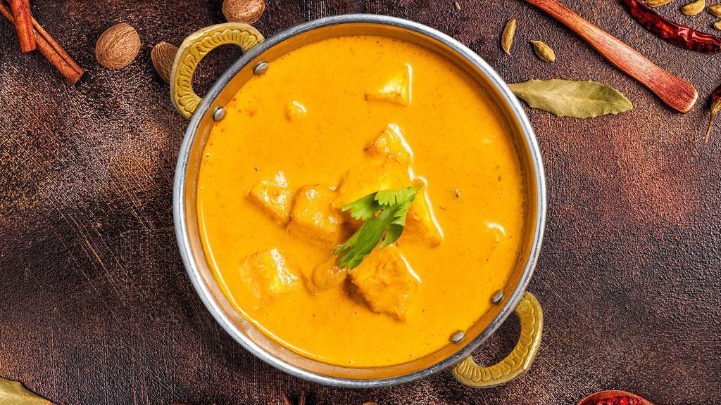 Paneer Your Territory (Tikka Masala) · Fresh cubes of cottage cheese cooked in creamy tomato sauce.