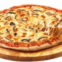 Large Mushroom Pizza · A Mushroom lover's dream pizza.