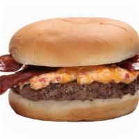 Big Pimento Cheeseburger  · 5.5 ounces of beef, bacon & made-from-scratch pimento cheese.
