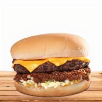 Lil Carolina Classic Cheeseburger · 2.75 ounces of beef, mustard, onions, chili, slaw & American cheese