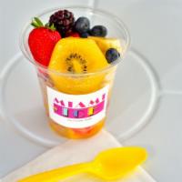 Fresh Fruits Cup · Cup of fresh mixed fruits like strawberry, banana, mango. ..