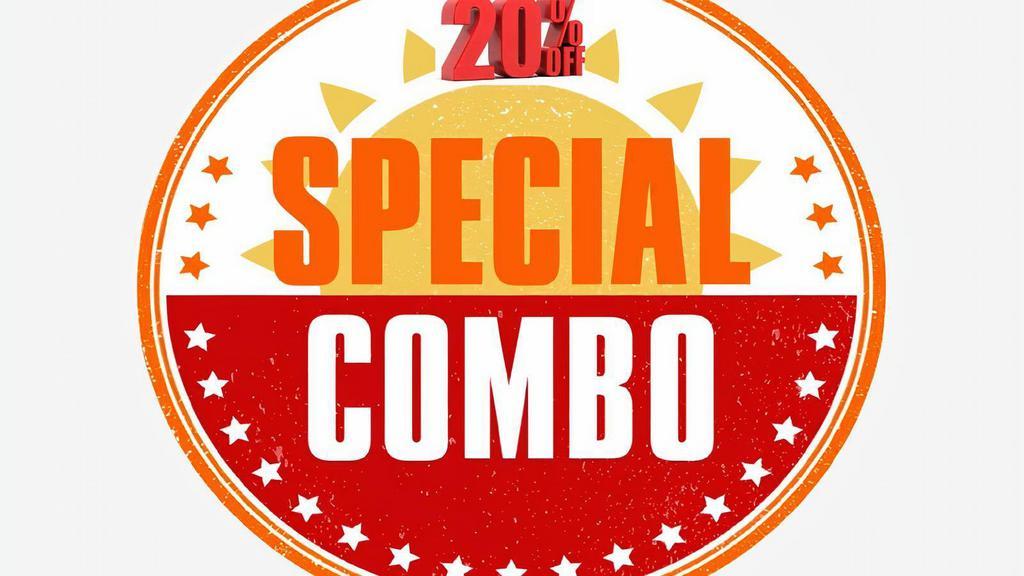 2 Meals Special  Combo (2-3 Persons) · ** 2 Meals Special **
- 2 X Entrée meals of your choice,
- 1  X Large Rice of your choice,
- 3 X Pieces Spring Rolls of your choice,
- 1  X Large Soup of your choice,
- Special items of your choice
