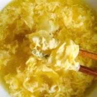 Egg Drop Soup - 蛋花汤 · Sopa de huevo
Vegetable broth with Egg Drop