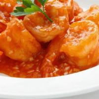 Sweet & Sour Prawn - 酸甜虾 · Gamba Agridulce
- Served with a Pint of steamed rice.