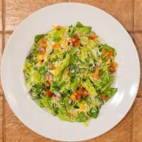 House Salad · Romaine lettuce, tomato, cheese, pico de gallo, jalapeño ranch.