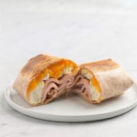 Egg White & Turkey Delight · Cheddar cheese, sliced turkey, and eggwhites.