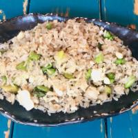 Chaufa Blanco · Wok fried rice, sesame oil, asparagus, egg whites