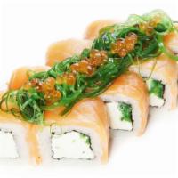 Imperial Roll · 10 pieces of fresh imperial roll made with fresh tuna, cream cheese, avacado, masago, and se...