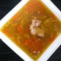 Sopa De Pollo 32Oz Lg · Chicken soup. 32 oz Lg.
