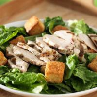Cajun Hot Chicken
Salad · Spicy cajun hot chicken salad on a bed of romaine lettuce, tomatoes, onions, mixed cheeses a...