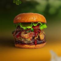 Smoke A Bbq Burger  · Seasoned beyond patty topped with melted vegan cheese, barbecue sauce, lettuce, tomato, onio...