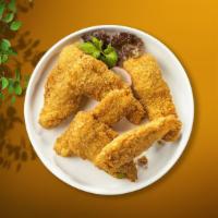 Simply Chicken Tenders · Vegan chicken tenders breaded and fried until golden brown.