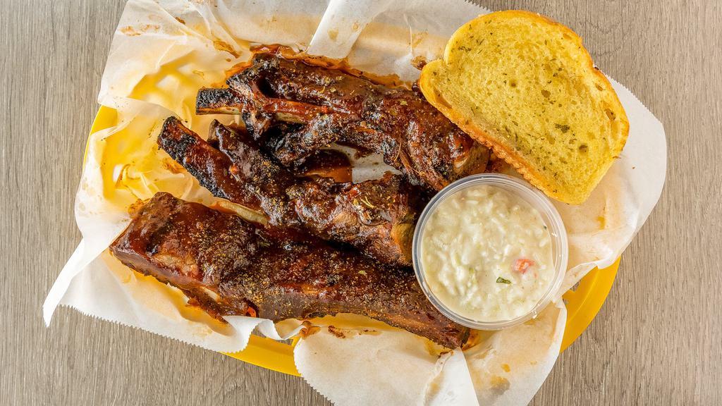 Ribs Only · BBQ pork ribs, no sides included.