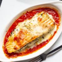 Turkey Lasagna · Italian pasta layered with ground turkey, fresh spinach, ricotta cheese and marinara sauce.