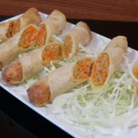 Egg Roll · This crispy Vietnamese fried egg roll  wrapped with ground pork, carrots, yellow onions and ...