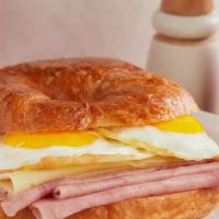 Croissant Breakfast Sandwich · House Made Croissant
Ham and Cheese
Scrambled Egg