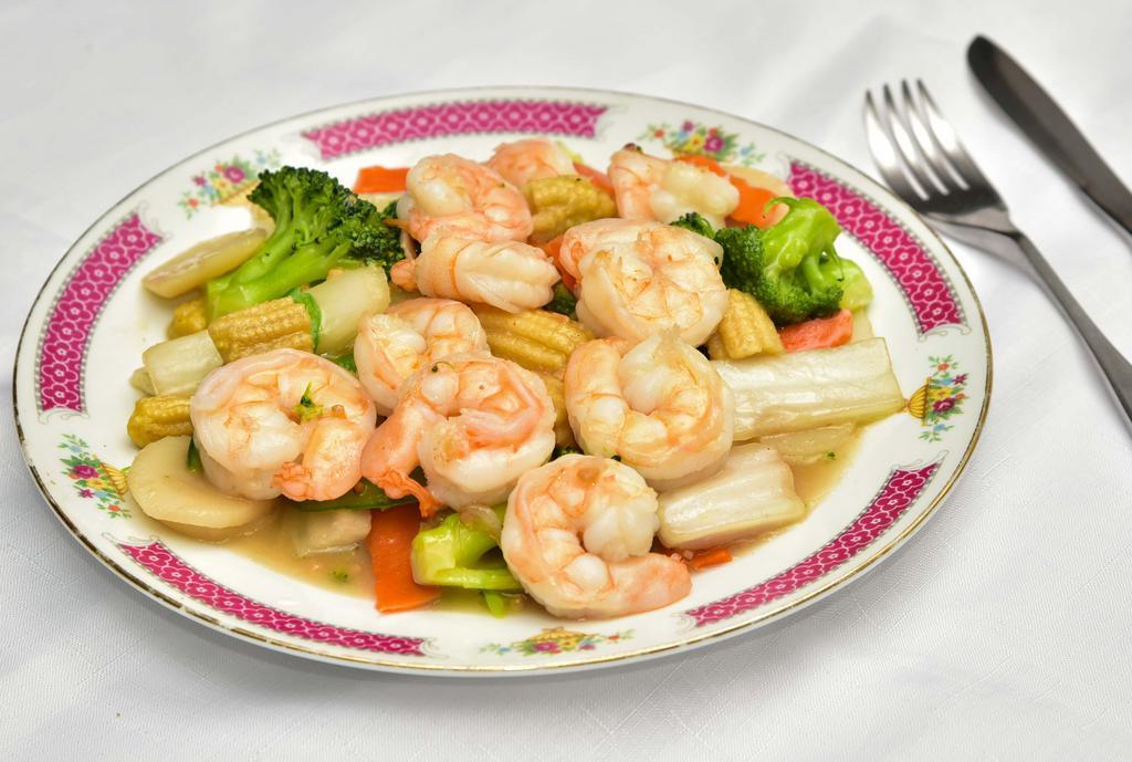 Shrimp With Chinese Mixed Vegetables · 