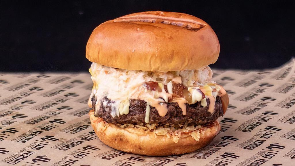 Bbq Burger · NEW!!! BBQ BURGER
8oz served with mozzarella cheese , coleslaw and pink sauce